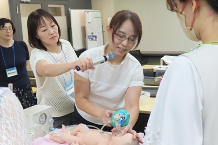 無痛分娩研修の様子